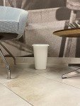 Rubbermaid 1.5-Gallon White Vanity Trash Can