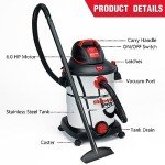 Shop-Vac 12 Gallon Wet/Dry Vacuum with Attachments