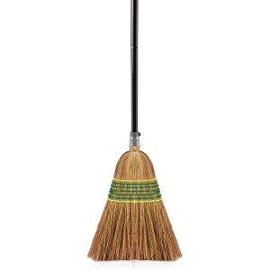 Yocada Heavy-Duty Corn Broom for Indoor/Outdoor Use