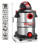 Shop-Vac 12 Gallon Wet/Dry Vacuum with Attachments