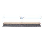 Boardwalk 20436 36" Gray Polypropylene Floor Brush