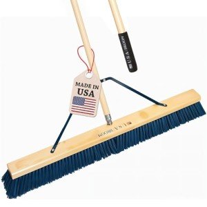 Heavy Duty 36" Push Broom for Asphalt/Concrete