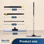 Yocada Telescopic Floor Squeegee with Rubber Blade