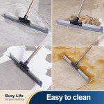 Yocada Telescopic Floor Squeegee with Rubber Blade