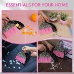Pink Leopard Mini Dustpan and Brush Set - 2PCS