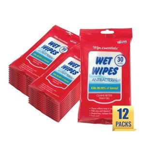 WipeEssentials Hand Sanitizer Wipes, 360 Total Wipes