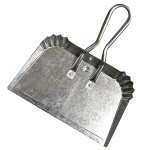 2-Pack Extra Large Metal Dustpans - Heavy Duty