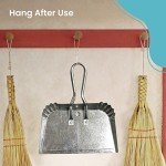 2-Pack Extra Large Metal Dustpans - Heavy Duty