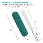 EHOMGUI Washable Microfiber Duster for Cleaning
