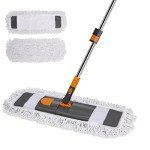 MASTERTOP Microfiber Floor Mop with Adjustable Handle