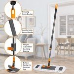 MASTERTOP Microfiber Floor Mop with Adjustable Handle