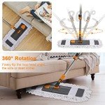 MASTERTOP Microfiber Floor Mop with Adjustable Handle