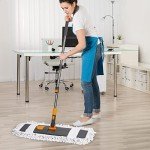 MASTERTOP Microfiber Floor Mop with Adjustable Handle