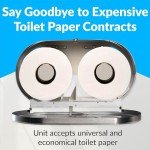 Bobrick Twin Jumbo Roll Toilet Paper Dispenser