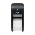 High-Capacity Coreless Toilet Paper Dispenser - Black
