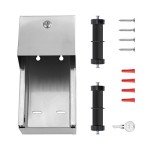 Stainless Steel Dual Roll Toilet Paper Dispenser