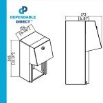 Stainless Steel Dual Roll Toilet Paper Dispenser