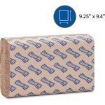Genuine Joe Multifold Natural Towels, Pack of 4000