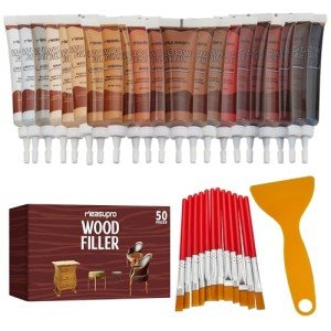 50PC Furniture Repair Kit with Brushes & Fillers