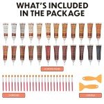50PC Furniture Repair Kit with Brushes & Fillers