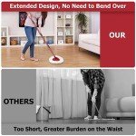 Qulable Spin Mop Replacement Handle - Adjustable 30" to 58