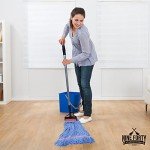 Blue Loop-End Wet Mop with Adjustable Handle