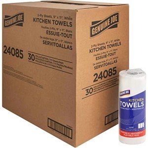 Genuine Joe Perforated Paper Towels, 85 Sheets