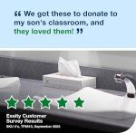 Tork Advanced 2-Ply Facial Tissues, 100/Box