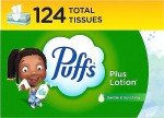 Puffs Plus Lotion Family Box Facial Tissues - 124 Count