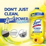 LYSOL Power Clean Multi-Surface Cleaner, Lemon Scent