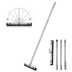 14-Inch DrDirt Floor Squeegee with Extension Pole