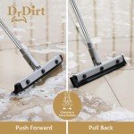 14-Inch DrDirt Floor Squeegee with Extension Pole