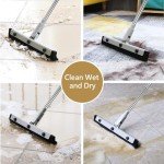 14-Inch DrDirt Floor Squeegee with Extension Pole