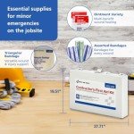 25-Person First Aid Kit for Contractors and Jobsites