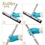 14-Inch DrDirt Floor Squeegee with Extension Pole