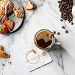 GUSTO 500 Count White Cocktail Napkins 4.5"x4.5