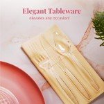 Bulk Pack of Heavy-Duty Clear Plastic Spoons