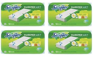 Wet Mopping Pad Refills, Open Window Fresh 12 Count