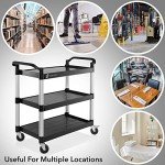 Jubilee Heavy-Duty 3-Tier Utility Cart with Wheels