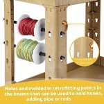 Heavy Duty Utility Cart with Deep Shelves