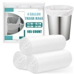 4 Gallon Small Trash Bags - 105 Count