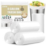 4 Gallon Small Trash Bags - 100 Count