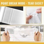 Medium White Trash Bags, 6-8 Gallon (50 Pack)