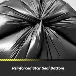 100 Count Heavy-Duty 55-60 Gallon Trash Bags