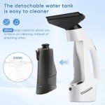 Cordless Handheld Window Vacuum with Spray Bottle