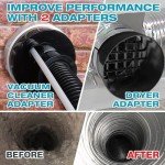 33-Piece Dryer Vent Cleaning Kit with Vacuum Attachments