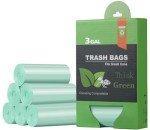 Compostable Small Trash Bags, 2.6 Gallon, 125 Count