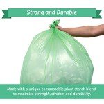 Eco-Friendly 33 Gallon Compostable Trash Bags - 40 Count
