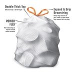 Member's Mark Power Flex Tall Kitchen Bags - 200 Count