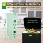 Compostable 13-Gallon Food Waste Bags - 35 Count